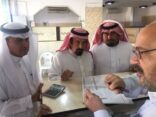 رئيس بلدية الافلاج يشرف على حملة التفتيش على المطاعم والبوفيهات