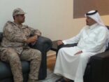 محافظ المسارحة يلتقي بقائد مجموعة لواءالملك عبدالله الثامن عشر