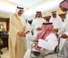 أمير جازان يستقبل المهنئين بشهر رمضان المبارك