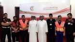 المشرف العام على الشؤون الاسعافية يعايد منسوبي الهلال الأحمر بالجوف