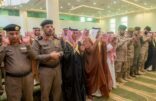 أمير القصيم يؤدي صلاة الميت على الشهيد الحربي