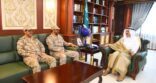 أمير جازان يستقبل قائد قوة جازان المعين