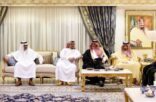 أبناء الأمير عبدالرحمن بن عبدالعزيز يستقبلون المعزين بالرياض