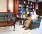 أمير جازان يستقبل قائد قوة أمن المنشآت المعين بالمنطقة