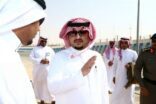 نائب أمير الجوف يتفقد مقر احتفالات اليوم الوطني على بحيرة دومة الجندل