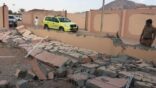 سقوط مقذوف على مدينة نجران