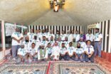 حفل معايدة للكشافة في معسكر العزيزية بمكة المكرمة