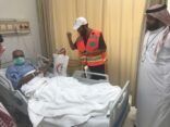 مدير الهلال الاحمر بجدة يزور مرضى مجمع الملك عبدالله الطبي
