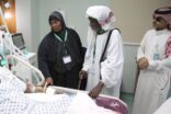 والدا الجريح السوداني يزوران إبنهما في مستشفى القوات المسلحة بالطائف