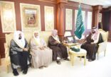 أمير جازان بالنيابة يستقبل رئيس محكمة الاستئناف