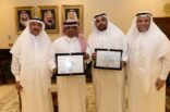 عساس يكرِّم مبتعث كلية الهندسة الدكتور عماد مكي