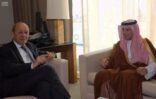 وزير الخارجية يلتقي وزير خارجية جمهورية فرنسا