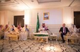خادم الحرمين الشريفين يستقبل أعضاء مجلس الأعمال السعودي الروسي