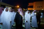 أمير الجوف يقدم العزاء لذوي الشهيد العنزي