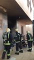 مدني الاحساء ينقذ 4 اشخاص من حريق منزل