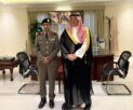 محافظ الجبيل يستقبل مدير شرطة المحافظة بمناسبة ترقيته
