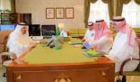 الأمير فيصل بن بندر يستقبل أمين لجنة شباب منطقة الرياض