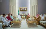 وزير الداخلية يستقبل وزير الداخلية بجمهورية النيجر
