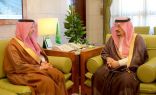 الأمير فيصل بن بندر يستقبل الأمين العام لـموهبة