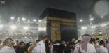 رئاسة شؤون الحرمين تستنفر جهودها لإزالة آثار الأمطار على المسجد الحرام