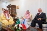 نائب أمير الرياض المستشار الخاص والمشرف العام على مكتب أمير الرياض يحضر حفل سفارة التشيك