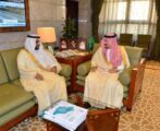 فيصل بن بندر يستقبل محافظ  التدريب التقني والمهني