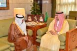 أمير الرياض يستقبل مدير جامعة الإمام محمد بن سعود الإسلامية