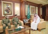 نائب أمير منطقة جازان يستقبل وكيل وزارة الداخلية لشؤون الأفواج