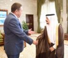 الامير فيصل بن بندر يستقبل سفير روسيا لدى المملكة