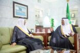 الأمير محمد بن عبدالرحمن يستقبل مدير فرع وزارة النقل بمنطقة الرياض