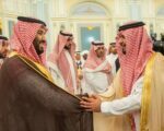 ولي العهد يستقبل المهنئين بشهر رمضان المبارك