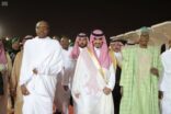 رئيس جمهورية نيجيريا الاتحادية يصل إلى جدة