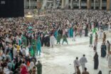 شؤون الحرمين تحشد أكثر من 2000 عامل وعاملة وقت هطول الأمطار على المسجد الحرام