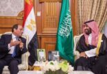 ولي العهد يلتقي رئيس جمهورية مصر العربية