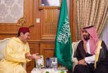 ولي العهد يلتقي الأمير رشيد ابن الحسن رئيس وفد المغرب للقمة الإسلامية