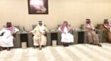 أمير نجران يستقبل المعزين في وفاة الأمير محمد بن متعب