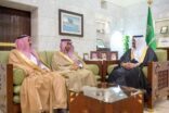 سمو أمير الرياض بالنيابة يستقبل رئيس الهيئة الملكية للجبيل وينبع