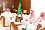 أمير حائل يستقبل الفريق التنسيقي الزراعي بالمنطقة