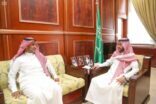 نائب أمير منطقة حائل يلتقي مدير فرع بنك التنمية الاجتماعية