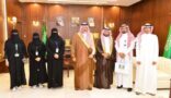 سمو أمير منطقة حائل يستقبل مدير الجامعة العربية المفتوحة
