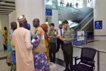 جوازات مطار الأمير محمد بن عبدالعزيز الدولي بالمدينة المنورة تواصل استقبال حجاج