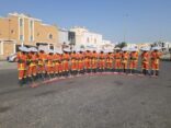 3000 رجل نظافة يرتدون الزي الموحد الجديد بحاضرة الدمام