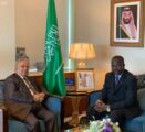 المعلمي يلتقي مندوب غامبيا لدى الأمم المتحدة