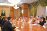 الرئيس التركمانستاني يستقبل الأمير تركي بن محمد بن فهد