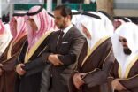 نيابة عن خادم  الحرمين الشريفين سمو أمير منطقة مكة المكرمة يتشرف بغسل الكعبة المشرفة