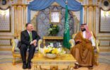 ولي العهد يجتمع مع وزير الخارجية الأمريكي
