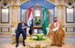 ولي العهد يجتمع مع رئيس وزراء جمهورية العراق