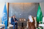 العساف يلتقي المدير العام للوكالة الدولية للطاقة الذرية