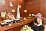سمو أمير منطقة حائل يستقبل مدير فرع الإدارة العامة للمجاهدين بالمنطقة