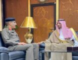 اللواء المطيري يلتقي رئيس فرع النيابة العامة بمنطقة الرياض